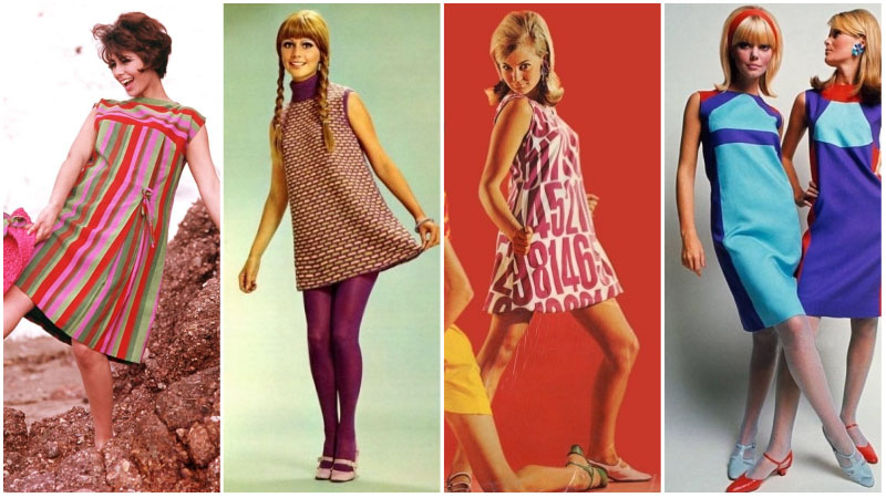 60s Style Shift Klänningar