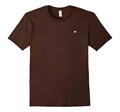 Flickor Barn T-shirts herr vanlig brun t-shirt för barn: bruna tshirts pojkar, flickor, barn 2xl WPKCNCD