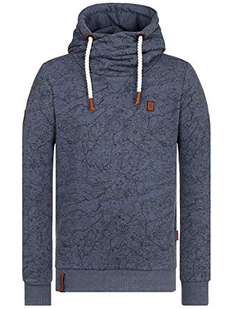 Naketano Menu0027s Hoody var Für EIN SchXXXzkunde Dark Ash Melange, ...