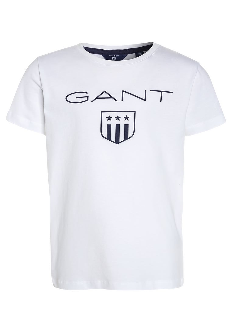 GANT T-SHIRTS t-shirt med ganttryck - vita skjortor för barnkläder u0026 toppar t-shirts,köp gant-kläder,detaljhandel BTAQXHL