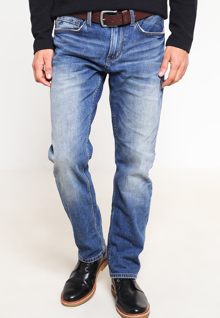 s.Oliver Jeans s.oliver jeans med raka ben - blå denim män klädbutik bästsäljare los GUXJSPY
