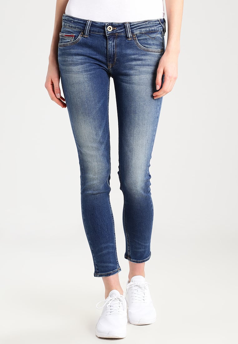 7/8 Jeans för kvinnor hilfiger denim låg linne skinny sophie 7/8 - jeans passar blå damkläder,tommy hilfiger för RLZOQDO