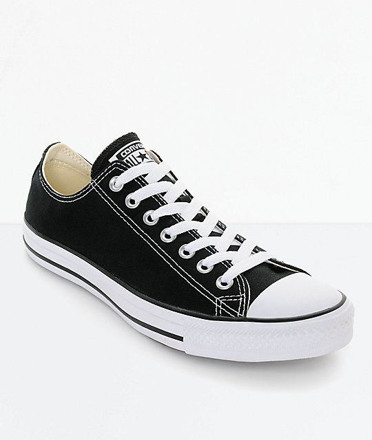 Converse Chuck Taylor All Star Black & White Shoes |  Zumiez