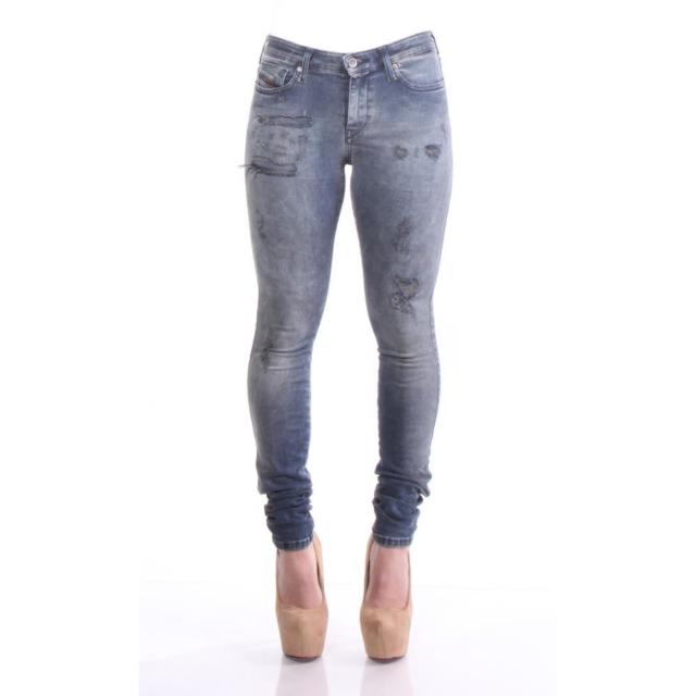 Diesel Jeans Skinzee 679x Denim Dam Blå 26 32 |  eBay