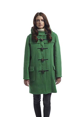 Duffle coats för kvinnor klassiska duffle coats för kvinnor -- grön-8 UNSVZVS