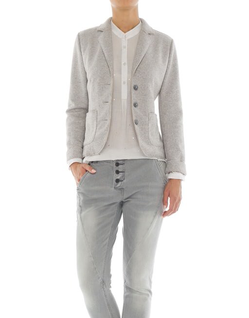 ylle blazer Juno two tone grey från OPUS |  shoppa dina favoriter online