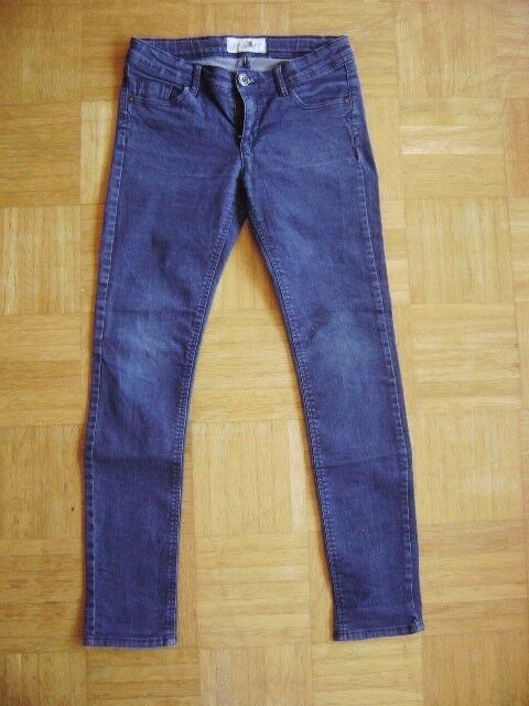 H&M @ Beautiful Skinny Jeans Justerbar midja Blå Storlek 152 Ålder 11
