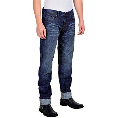 Barbour Lightening Slim Tapered Jeans för män storlek 34 Reg på Amazon