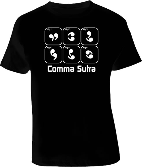 Komma Sutra rolig t-shirt