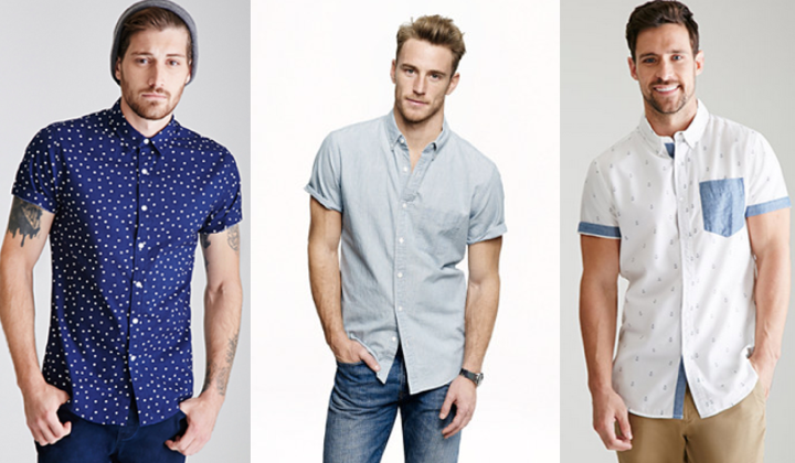 10 bästa kortärmade tröjor 2015 - Topp med kortärmad knapp för män