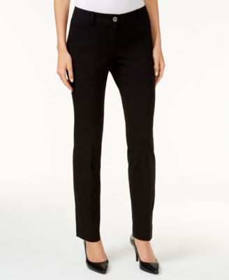 Michael Kors Miranda Stretch Slim-Leg byxor i Regular & Petite