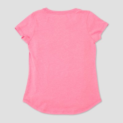 Barbie kortärmad T-shirt för flickor - Rosa : Target