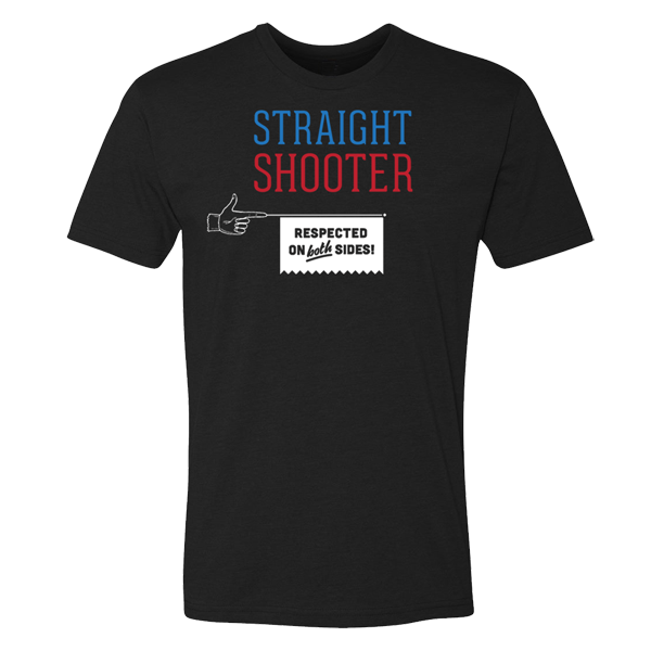 Straight Shooter T-shirt - Crooked Media
