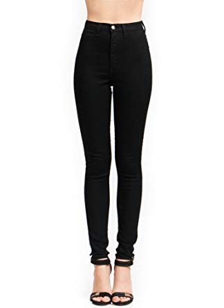 Livfulla skinny-jeans med hög midja i Amazon Jeans-butik för kvinnor