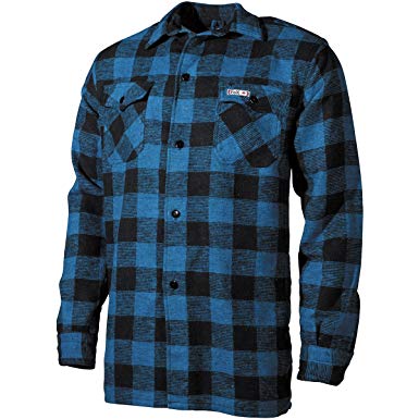 Fox Outdoor Skogshuggarskjorta för män Blå/Svart hos Amazon Herr