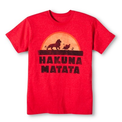 Hakuna Matata® T-shirt herr Röd : Target