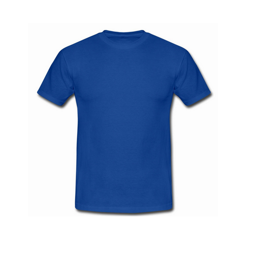 Herr bomullsblå T-shirts med rund hals, 95 Rs /st, Usha Creations