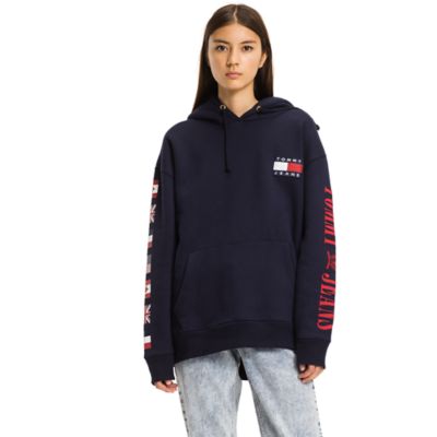 TOMMY HILFIGER SWEAT JACKET capsule collection logo hoodie QHFJRPC