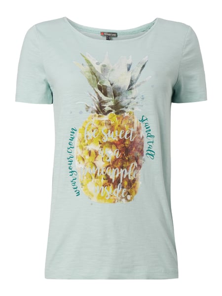 STREET-ONE T-shirt med Ananas-Print i Grün online kaufen (9663333
