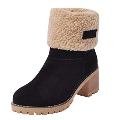 Amazon.com |  Hunzed Dam Vinter Varma Skor Dam Girl's Snow Boots