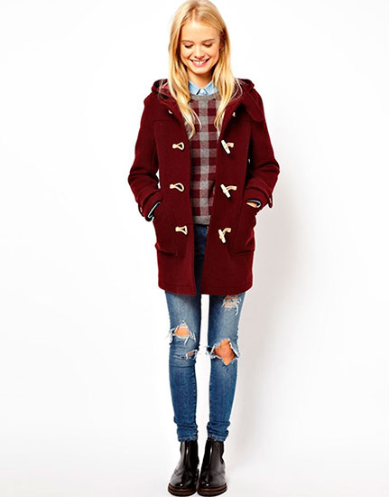 Duffle coat för kvinnor: trendig vinterkappa i vacker retrostil