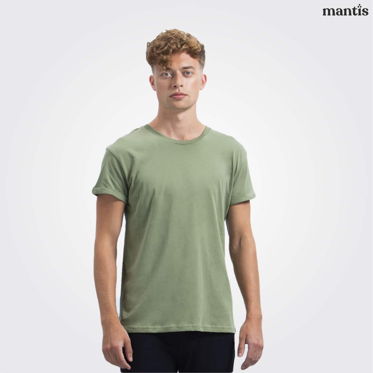 En T-shirt i grönt för modern look