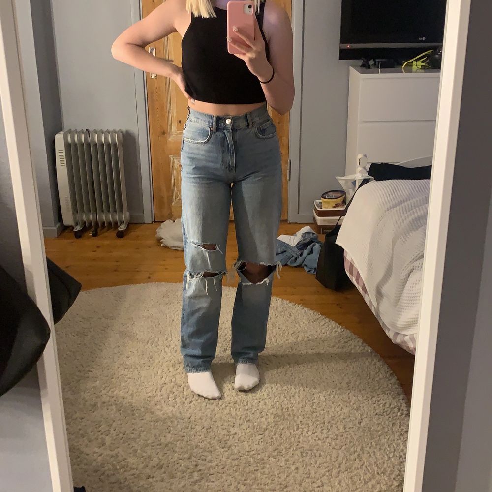 Jeans i storlek 34