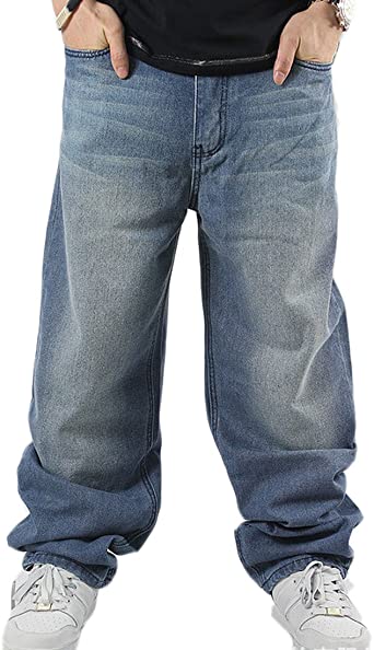 Relaxed Fit & Loose Fit Jeans för män