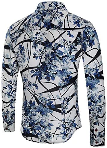 Skjortor med tryck för män för retro- och strandlooker