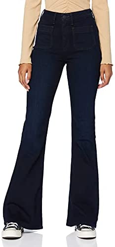 Utsvängda jeans för kvinnor